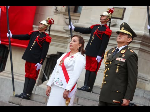 Presidenta Boluarte llega al Congreso para brindar su mensaje a la Nación