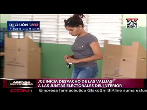 JCE inicia despacho de las valijas a las juntas electorales del interior