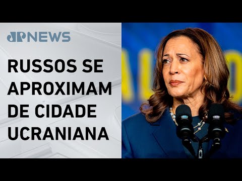 Kamala Harris diz que não se sentaria para conversas com Rússia sem Ucrânia