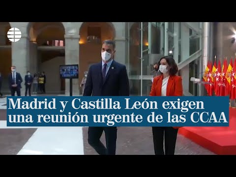 Madrid y Castilla León exigen al Ministerio de Sanidad medidas comunes para confinar territorios