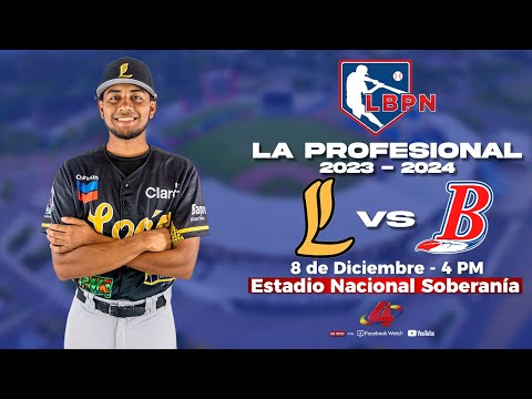 Leones de León Vs Indios del Bóer  - Liga de Béisbol Profesional Nacional (LBPN) – 2023 - 2024