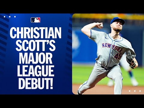 Christian Scott shows out in Major League debut!