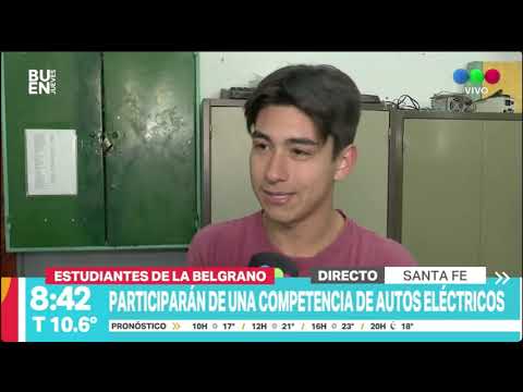 Alumno de 5t0 año crean un auto eléctrico