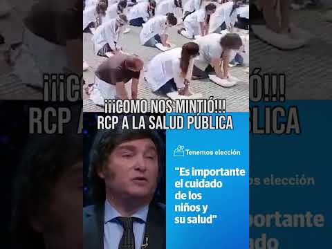 PROTESTA DE MÉDICOS DEL GARRAHAN FRENTE A CASA DE GOBIERNO: RCP PARA LA SALÚD PUBLICA