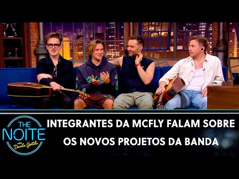 Integrantes da McFly falam sobre os novos projetos da banda | The Noite (17/05/22)