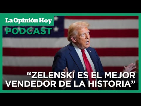 Trump afirma que Volodímir Zelenski se niega a poner fin a la guerra | La Opinión