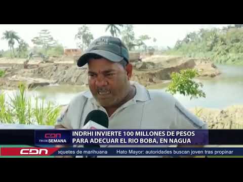 INDRHI invierte 100 millones de pesos para adecuar el rio Boba, en Nagua