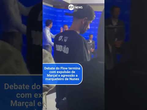 Debate do Flow termina com expulsão de Marçal e agressão a marqueteiro de Nunes