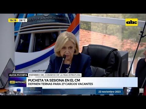 Alicia Pucheta ya sesiona en el CM