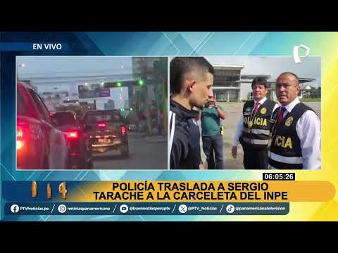 Sergio Tarache es trasladado a carceleta del INPE