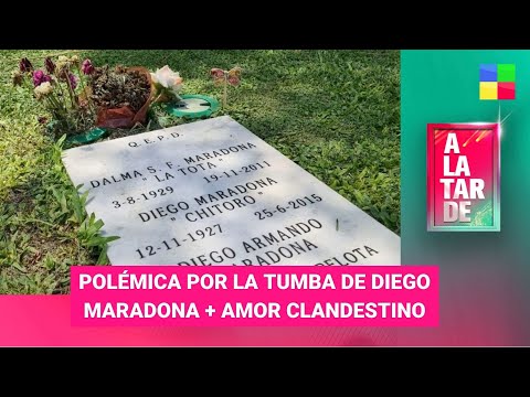 La tumba de Diego Maradona + Amor clandestino de Tito Lectoure y Ernestina | #AlaTarde 06/05/2024