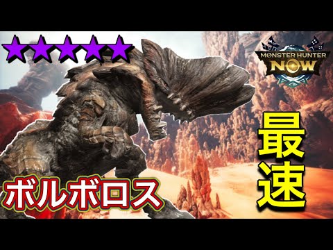 【全武器種最速？】星10 ボルボロス 爆殺【モンハンNow】