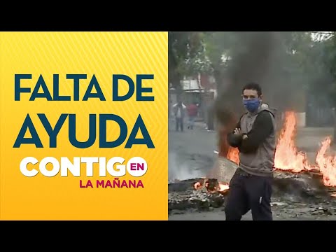 Siguen los incidentes en Santiago: registran protesta en La Pintana - Contigo en La Mañana