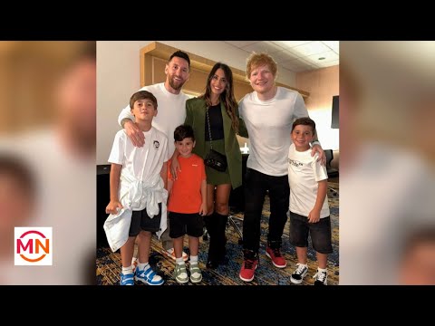 ¿Quién es el cholulo? La foto de Lionel Messi junto con su familia y con Ed Sheeran