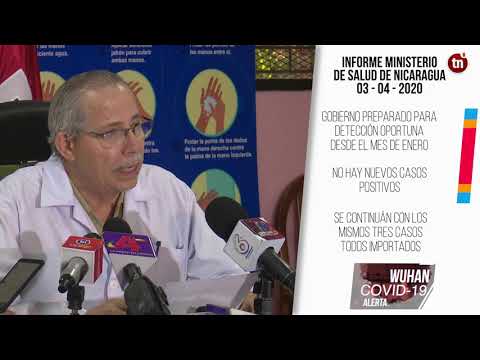 Informe MINSA Nicaragua ante coronavirus - viernes 03 de abril 2020