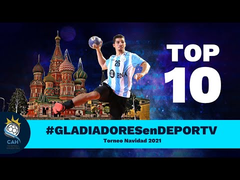 TOP 10 - #GLADIADORESenDEPORTV - Mejores jugadas de Argentina en el Torneo Navidad de Handball 2021