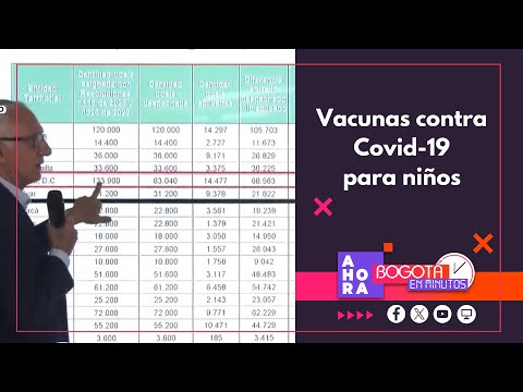 Bogotá no recibió el total de vacunas contra Covid-19 para niños