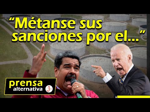 Maduro estalló! “No más chantajes gringos”