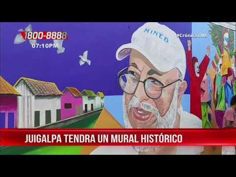 ¿Ya conoces el mural histórico de Juigalpa– Nicaragua