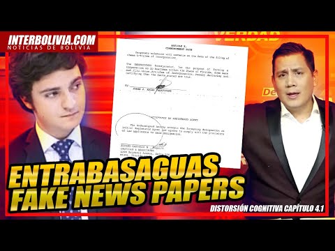 ? Las nuevas FAKE NEWS de ALEJANDRO ENTRABASAGUAS PAPERS en Bolivia ??  ?