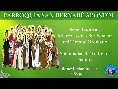 Eucaristía día 4 de novenario por el eterno descanso de Margarita Frasser de Velásquez 31/10/23 6 pm
