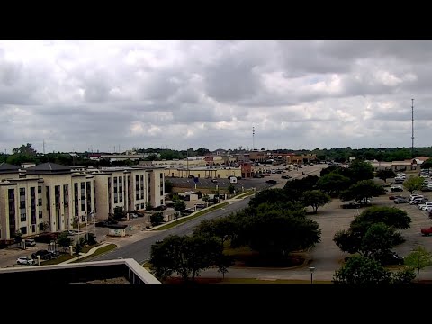 TIMELAPSE: Clouds roll through Weatherford, Texas, in April 2024