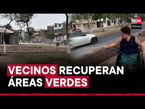San Martín de Porres: vecinos tratan de recuperar áreas verdes