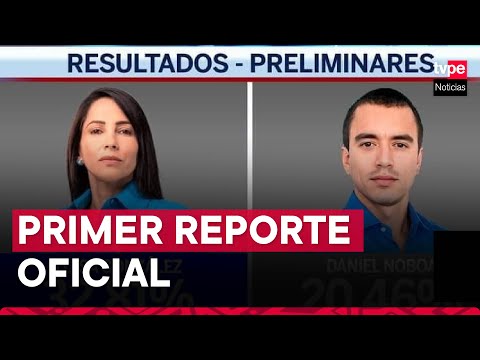 Elecciones presidenciales en Ecuador: CNE emite los primeros resultados