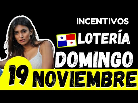 Premios de Incentivos Para Domingo 19 de Noviembre 2023 Sorteo Dominical Lotería Nacional de Panamá