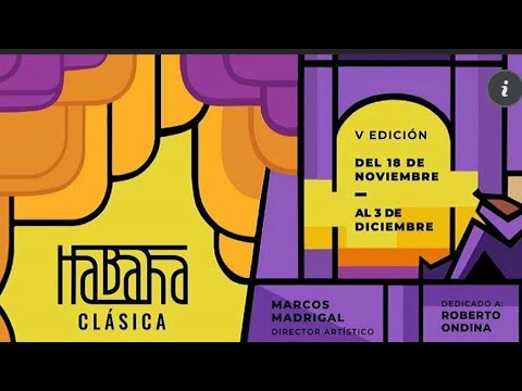 Novedades en el Festival Habana Clásica
