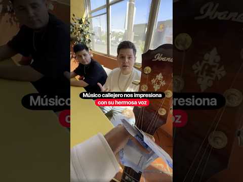 Músico callejero nos impresiona con su hermosa voz @AaronYeraOficial