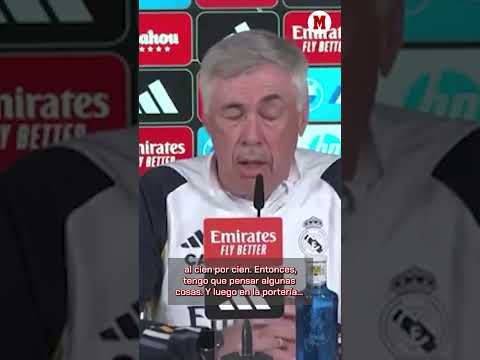 Ancelotti: Courtois está bien y podría jugar contra el Cádiz I MARCA