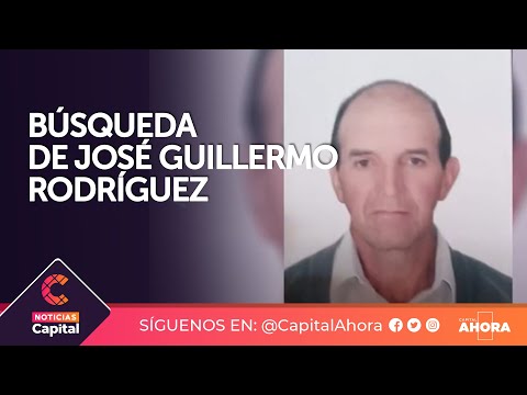 Continúa la búsqueda del señor José Guillermo Rodríguez