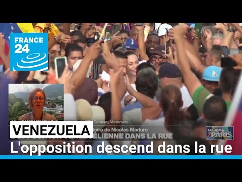 Venezuela : journée cruciale de mobilisation après la réélection de Nicolas Maduro • FRANCE 24