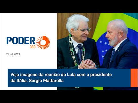 Veja imagens da reunia?o de Lula com o presidente da Ita?lia, Sergio Mattarella