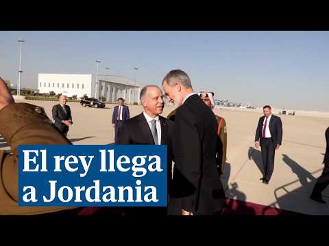 El rey llega a Amán para mostrar su apoyo a Jordania para lograr la paz en Oriente Medio