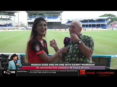 Mariah goes one on one with Danny Morrison, former NZ fast bowler took 160 test and 126 ODI wickets