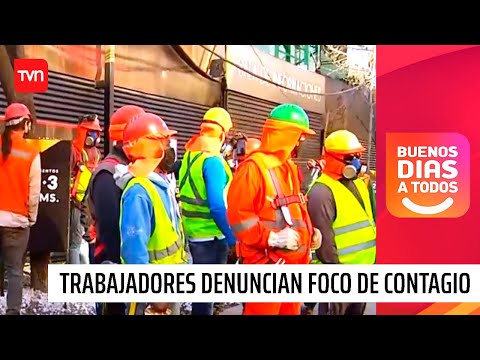 Trabajadores denuncian foco de contagio y falta de medidas sanitarias en construcción | BDAT