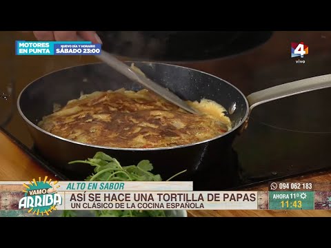 Vamo Arriba - Receta de tortilla de papas con morrón