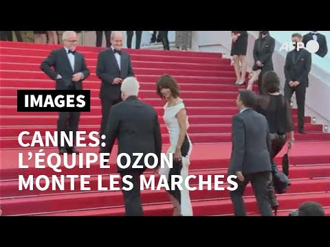 Cannes: l'équipe du dernier film d'Ozon, avec Sophie Marceau, sur le tapis rouge | AFP Images