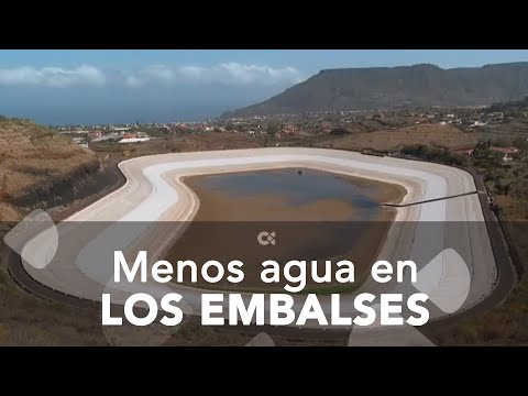 Menos agua en los embalses que en 2023