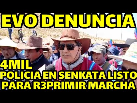 EVO MORALES LE DICE PRESIDENTE ARCE SI QUIERE DIALOGO QUE VENGA AQUI TE ESPERO PARA DIALOGAR..