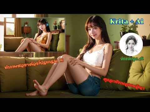 [Krita+Ai]ทำภาพสวยๆด้วยโป