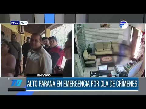 Alto Paraná declara emergencia ante ola de inseguridad
