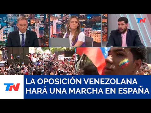 CRISIS EN VENEZUELA I Tras el exilio de González Urrutia la oposición organiza una marcha en España