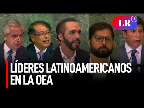 Líderes latinoamericanos en la 77° sesión de la OEA