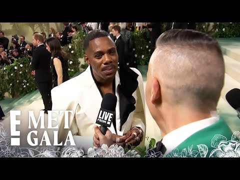 Colman Domingo Honors Late Friends with Custom Willy Chavarria Tux at the 2024 Met Gala | E! Insider