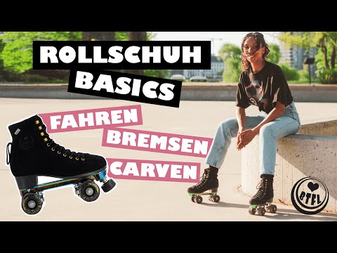 Rollschuh Tutorial für Anfänger - Anschieben, Bremsen, Kurven fahren mit BTFL Rollerskates