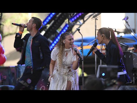 Coldplay, TINI, Elyanna - WE PRAY |  The Today Show.