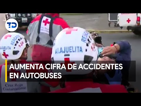 Cruz Roja contabiliza 30 personas heridas en accidentes de autobuses